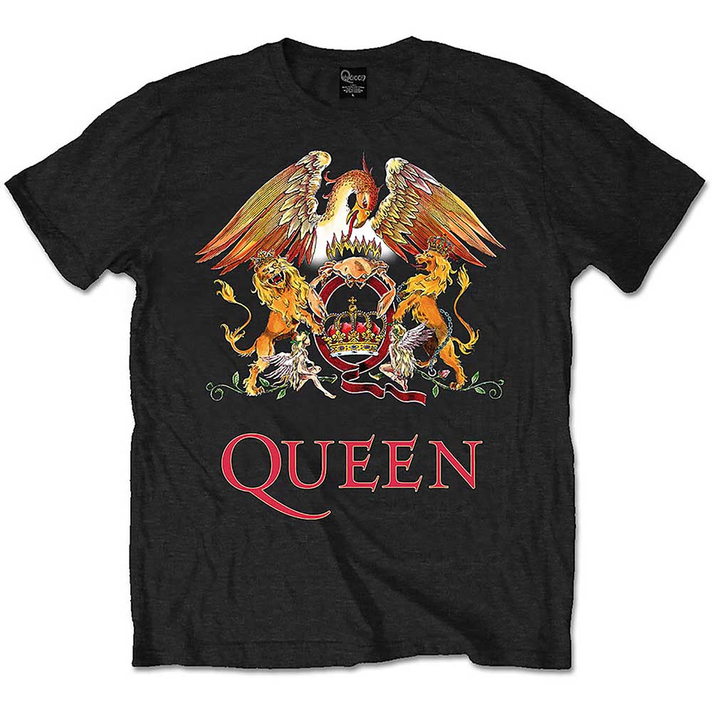 QUEEN Attractive T-Shirt, Classic Crest