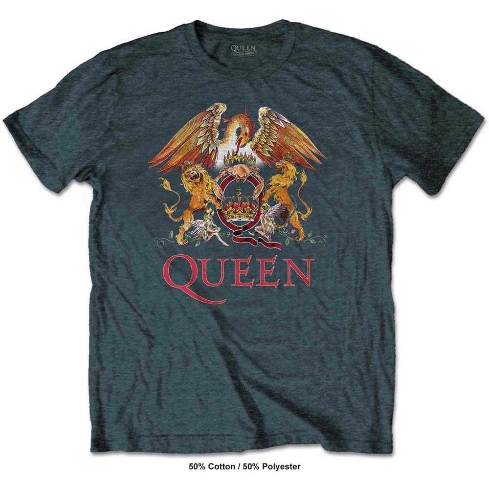 QUEEN Attractive T-Shirt, Classic Crest