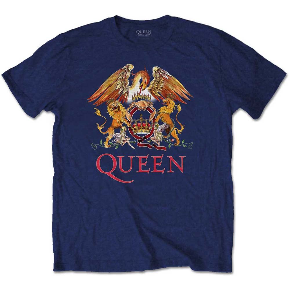 QUEEN Attractive T-Shirt, Classic Crest