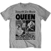 QUEEN Attractive T-Shirt, News Of The World 40th Front Page