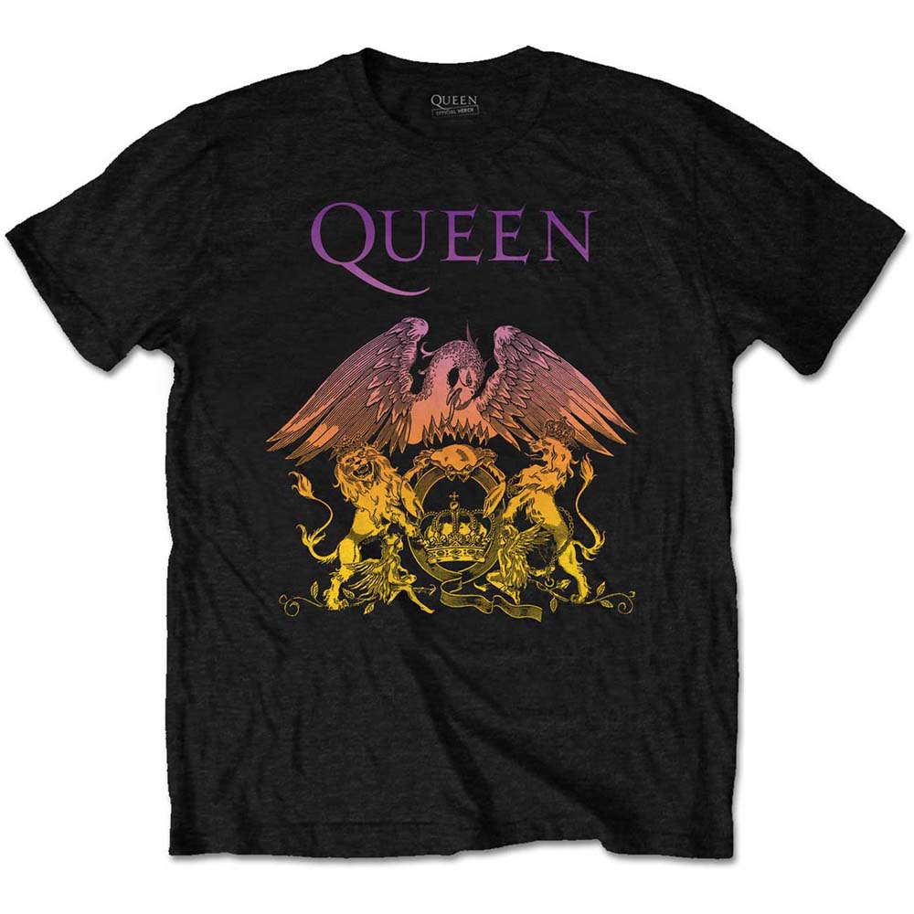 QUEEN Attractive T-Shirt, Gradient Crest