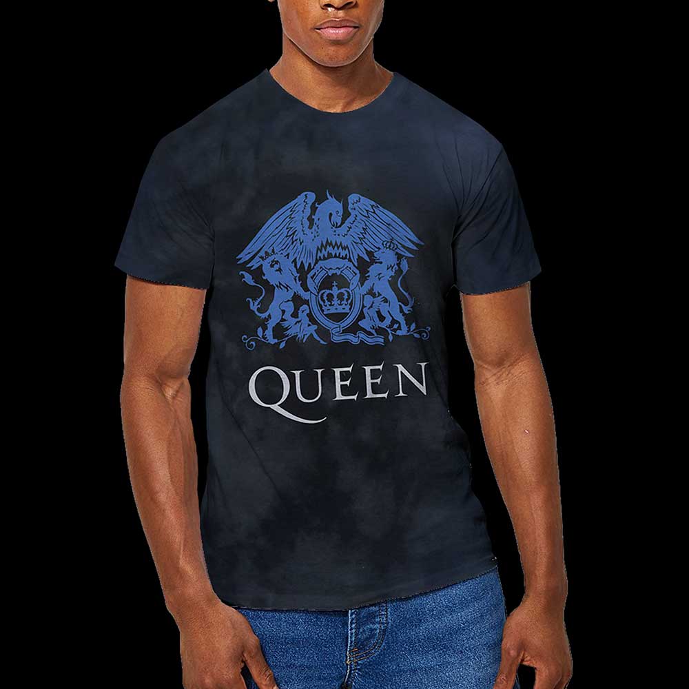 QUEEN Attractive T-Shirt, Blue Crest