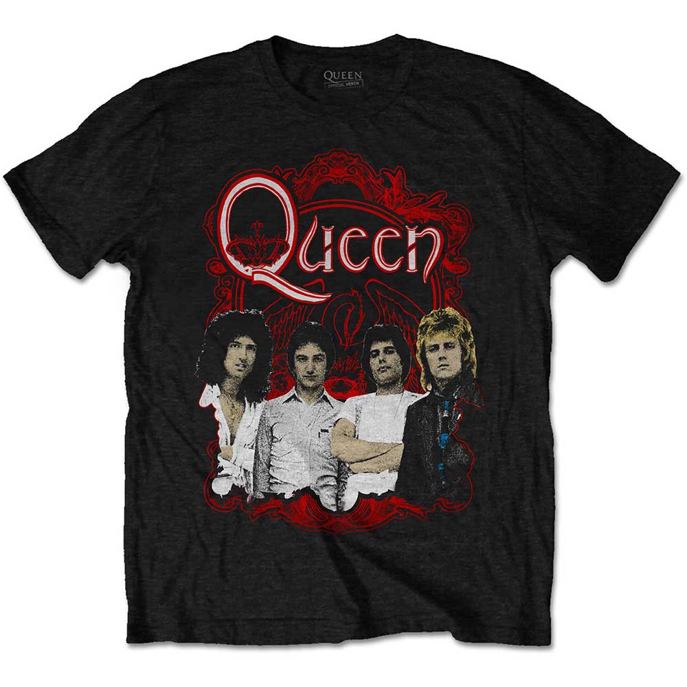 QUEEN Attractive T-Shirt, Ornate Crest Photo