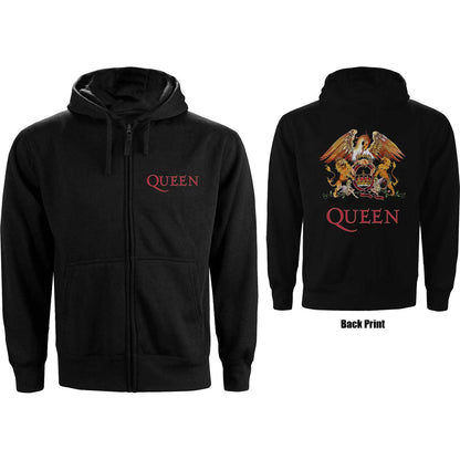 QUEEN Attractive Hoodie, Classic Crest