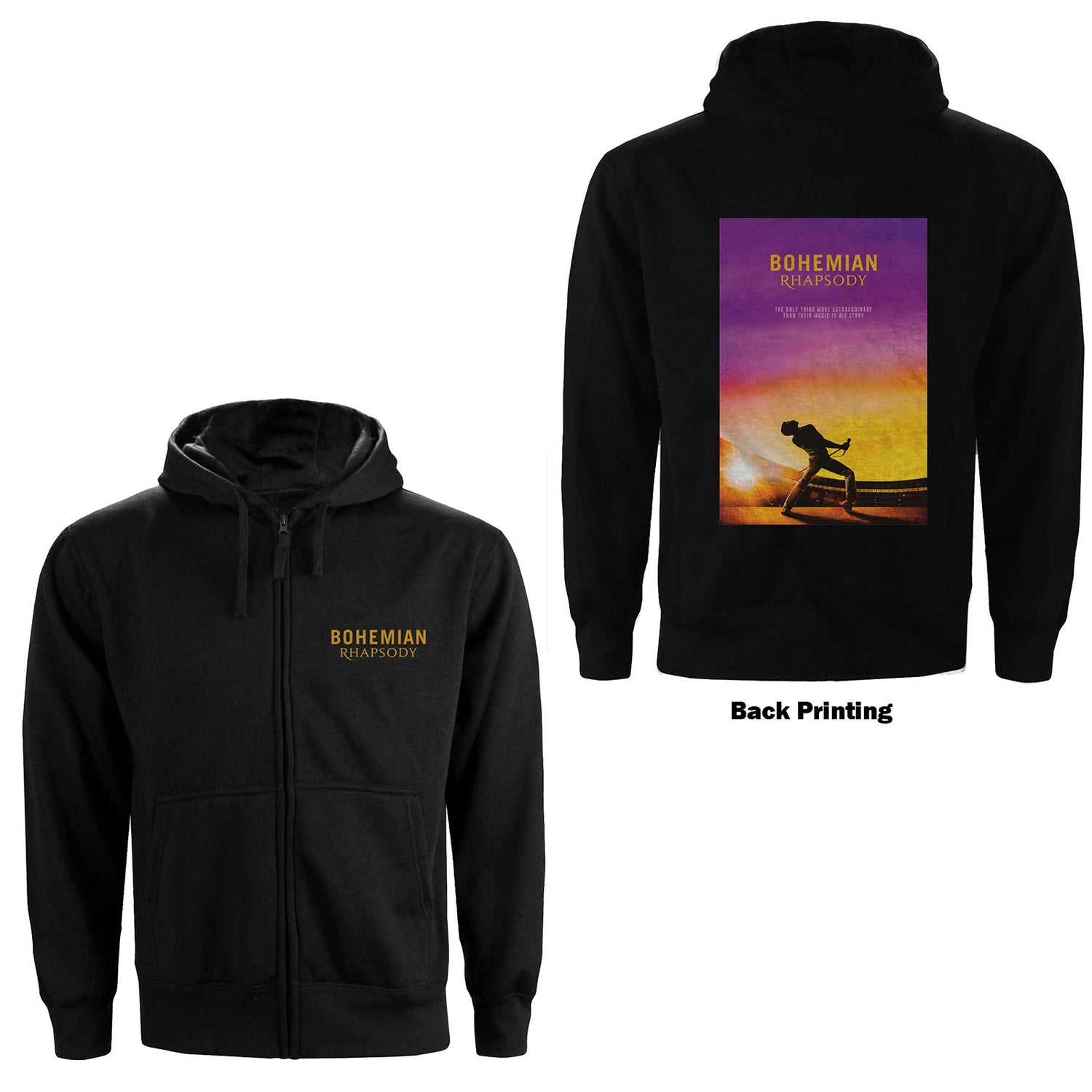 QUEEN Attractive Hoodie, Bohemian Rhapsody Movie Poster