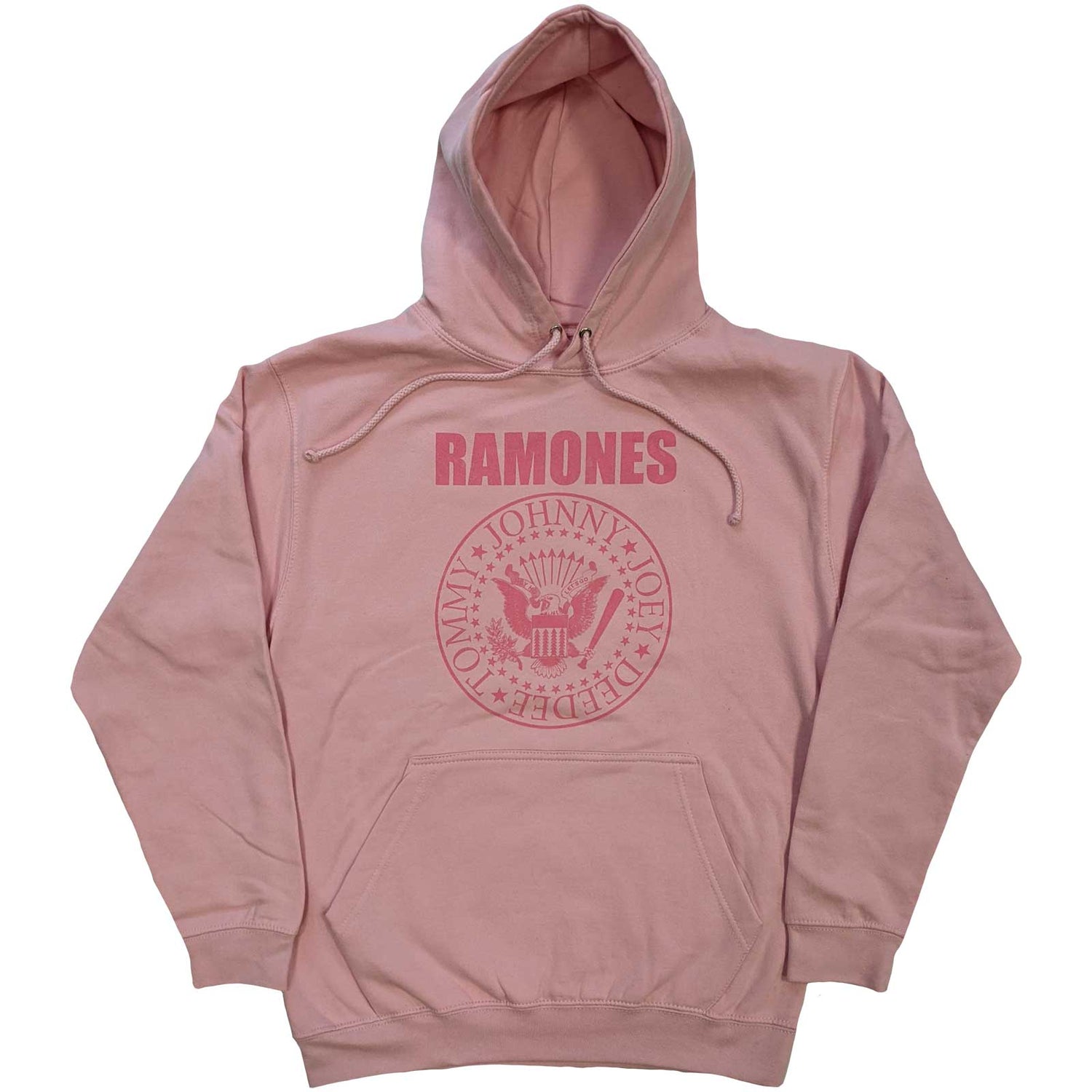 RAMONES Attractive Hoodie, Pink Hey Ho Seal