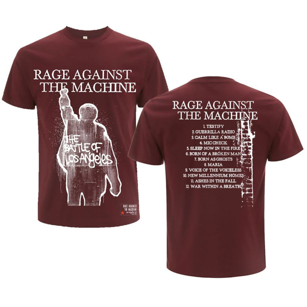 RAGE AGAINST THE MACHINE Attractive T-Shirt, Bola Album Cover