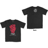 RAGE AGAINST THE MACHINE Attractive T-Shirt, Red Fist