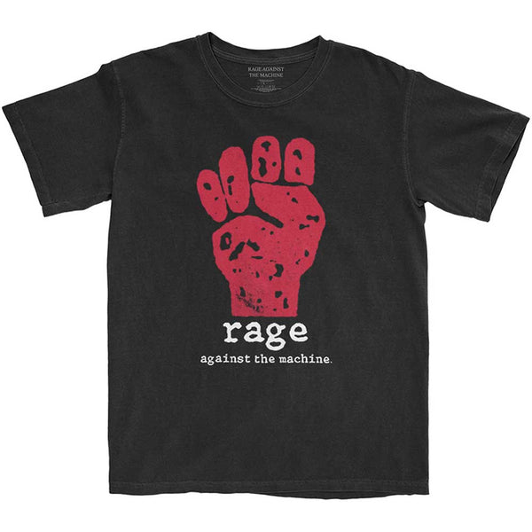 RAGE AGAINST THE MACHINE Attractive T-Shirt, Red Fist