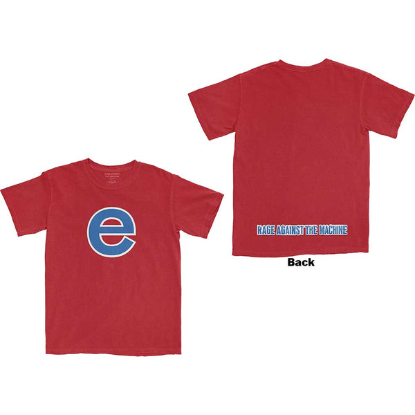 RAGE AGAINST THE MACHINE Attractive T-Shirt, Big E – Authentic