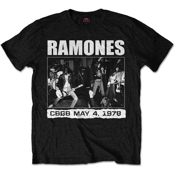 RAMONES Attractive T-Shirt, Cbgb 1978