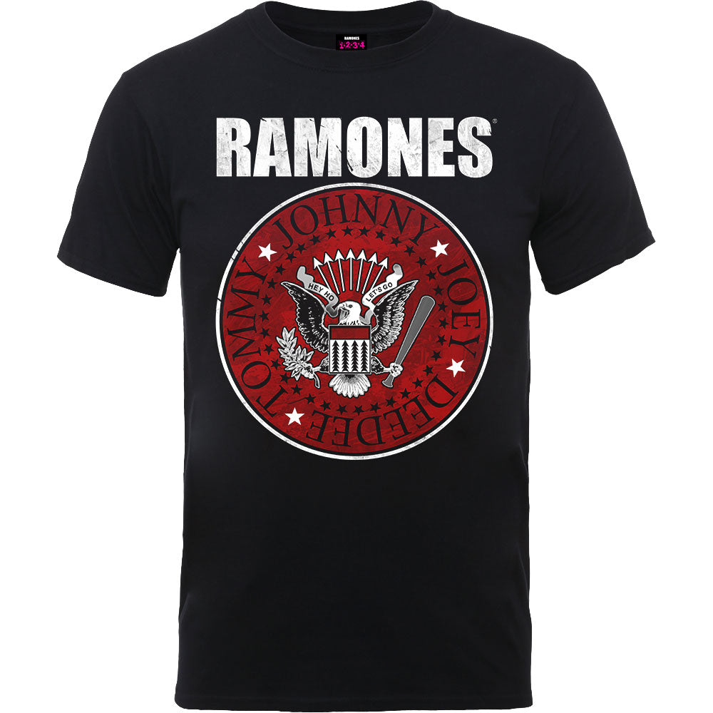 RAMONES Attractive T-Shirt, Red Fill Seal