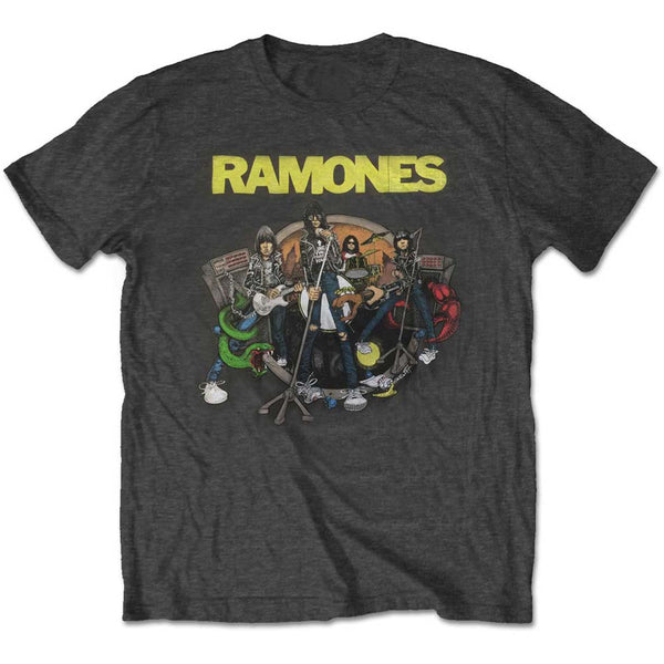 RAMONES Attractive T-Shirt, Road To Ruin