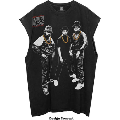 RUN DMC Attractive Tank Top, Gold Chains Photo