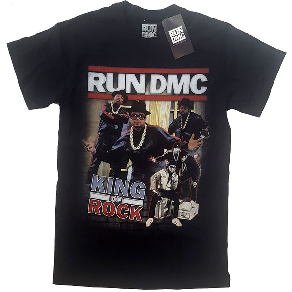 RUN DMC Attractive T-Shirt, King Of Rock Homage