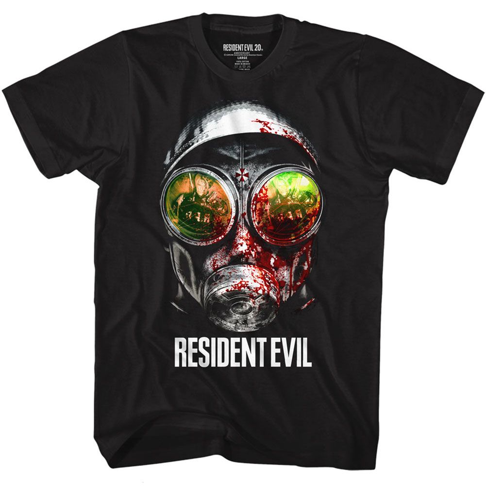 RESIDENT EVIL Terrific T-Shirt, Gasmask