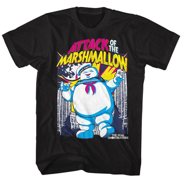 THE REAL GHOSTBUSTERS T-Shirt, Marshmallow Attacks