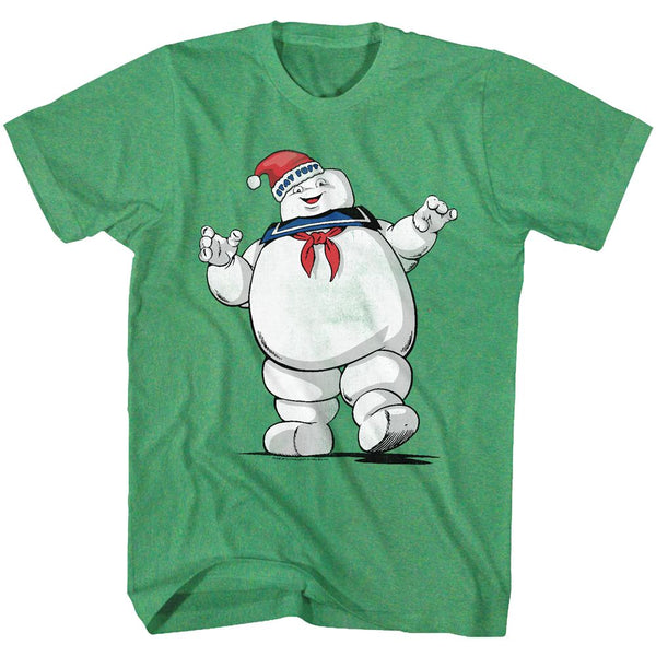 THE REAL GHOSTBUSTERS Festive T-Shirt, Merry Mr. Stay Puft
