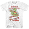 THE REAL GHOSTBUSTERS T-Shirt, Slimer And Pizza