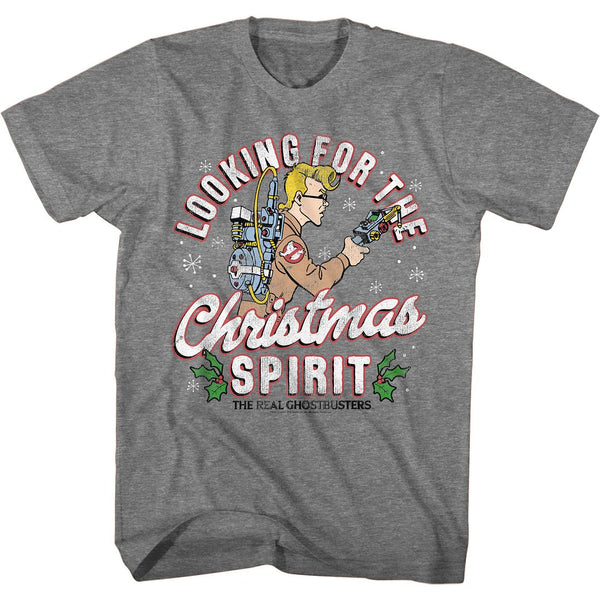 THE REAL GHOSTBUSTERS Festive T-Shirt, Christmas Spirit