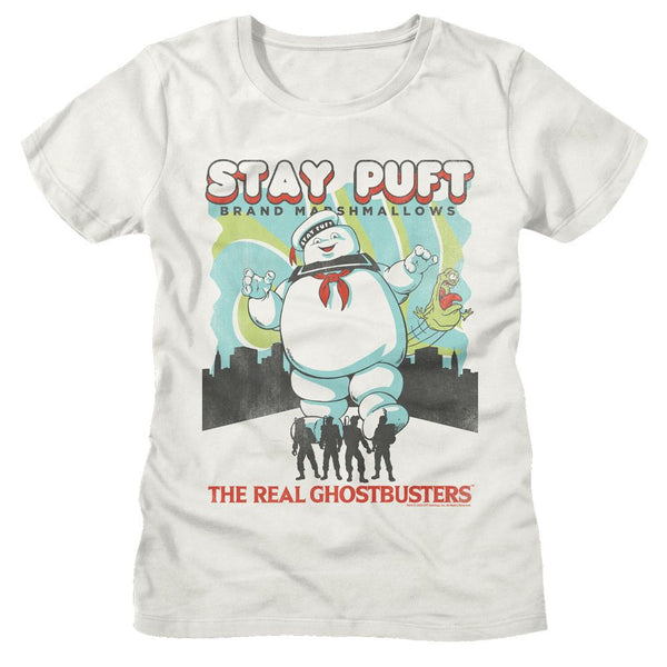 THE REAL GHOSTBUSTERS T-Shirt, RGB Stay Puft And Busters