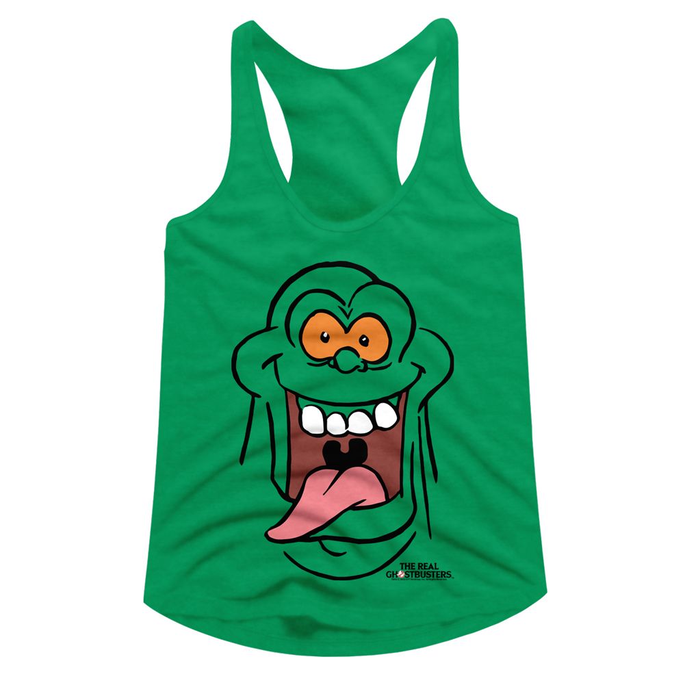 THE REAL GHOSTBUSTERS Slimfit Racerback, RGB Slimer Face