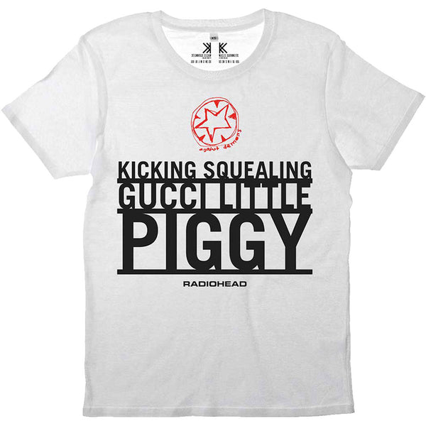 RADIOHEAD Attractive T-Shirt, Gucci Piggy