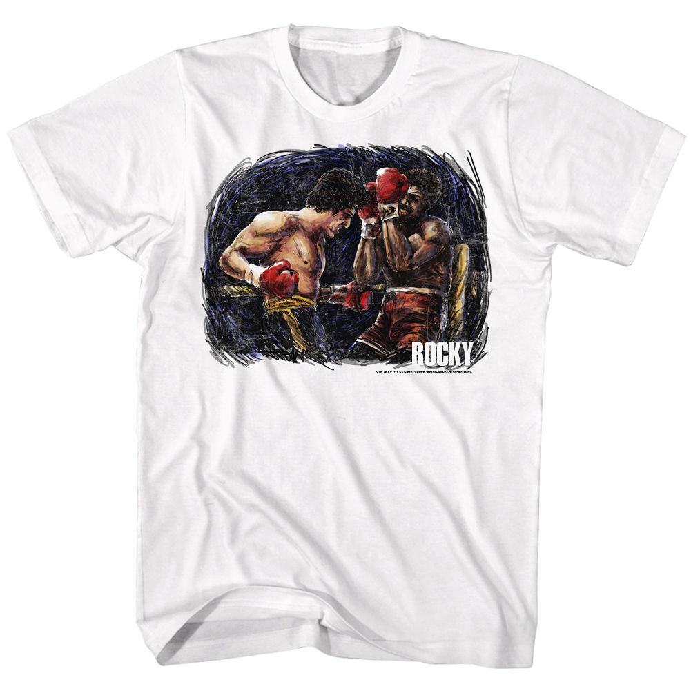 ROCKY Brave T-Shirt, Rocky Vs. Apollo Painting