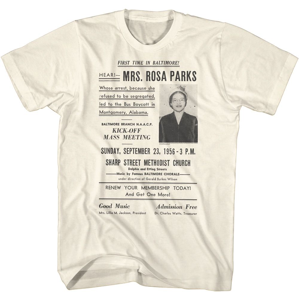 ROSA PARKS Glorious T-Shirt, Meeting