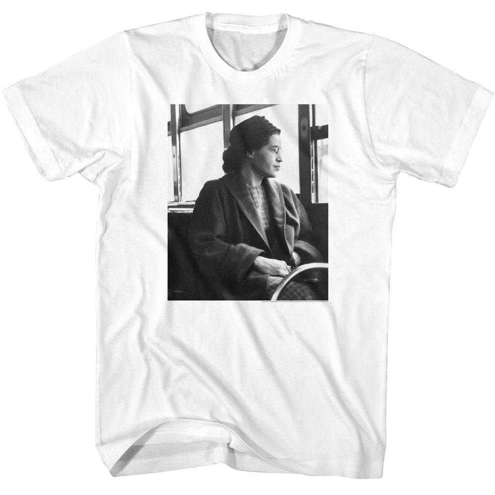 ROSA PARKS Eye-Catching T-Shirt, Bw Bus Sit