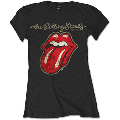 THE ROLLING STONES T-Shirt for Ladies, Plastered Tongue