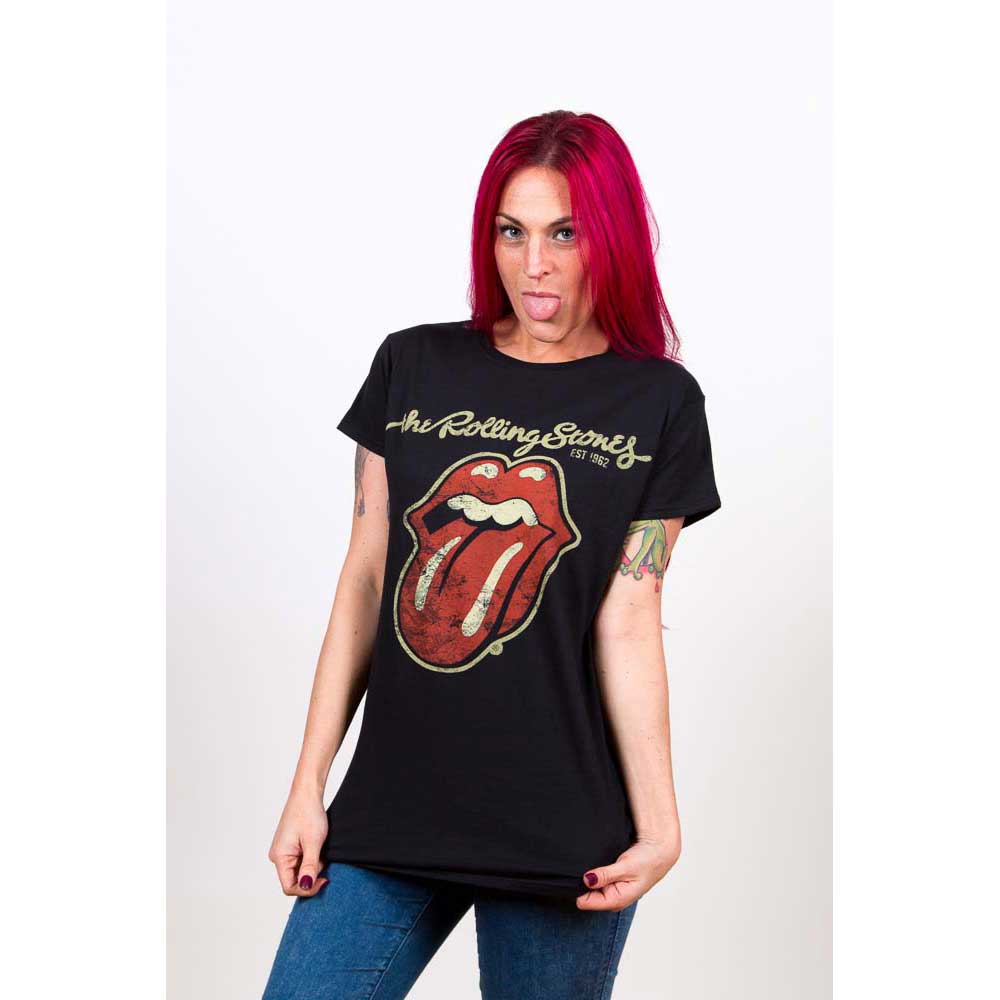 THE ROLLING STONES T-Shirt for Ladies, Plastered Tongue