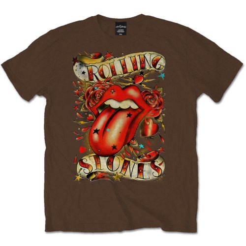 THE ROLLING STONES Attractive T-Shirt, Tongue &amp; Stars