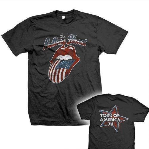 THE ROLLING STONES Attractive T-Shirt, Tour Of America 78