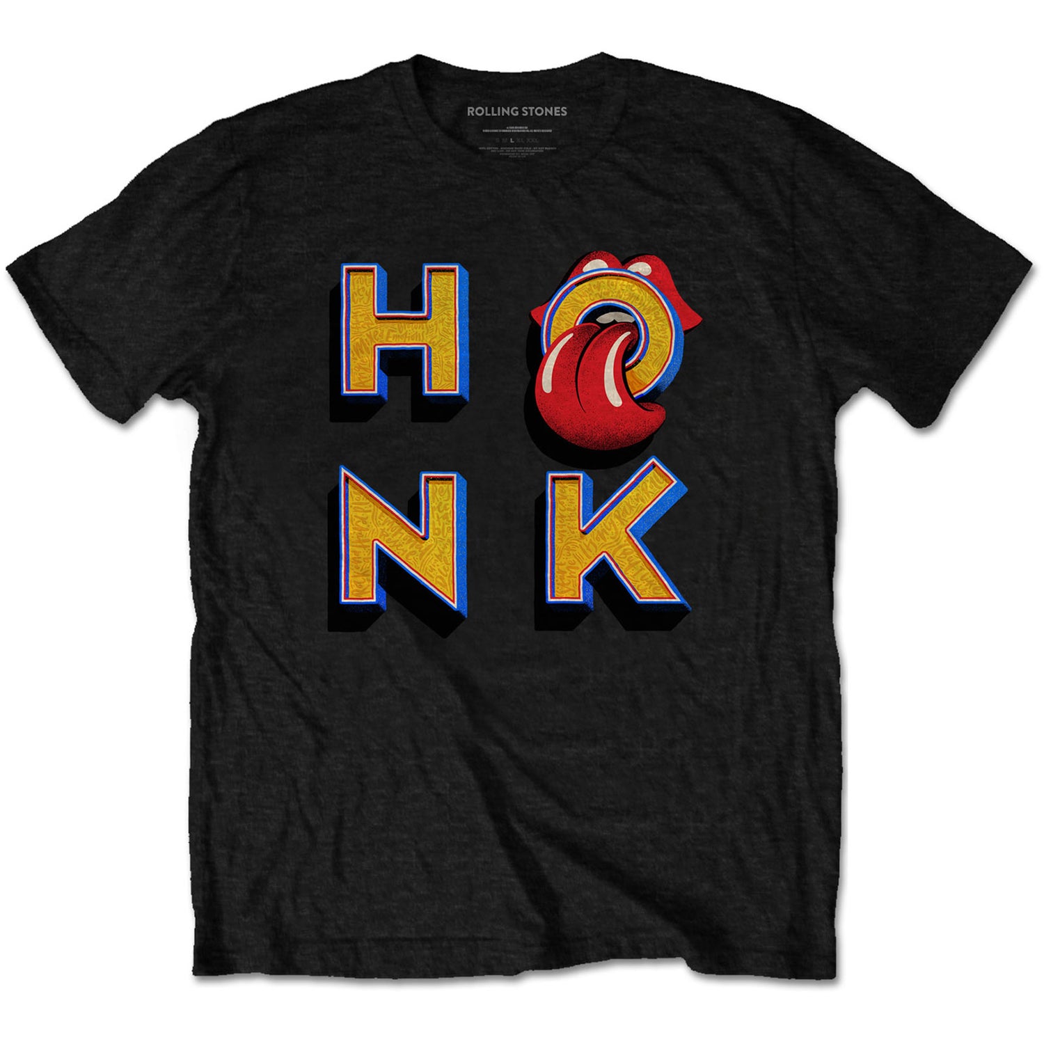 THE ROLLING STONES Attractive T-Shirt, Honk Letters