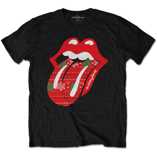 ROLLING STONES Attractive T-Shirt, Christmas Tongue