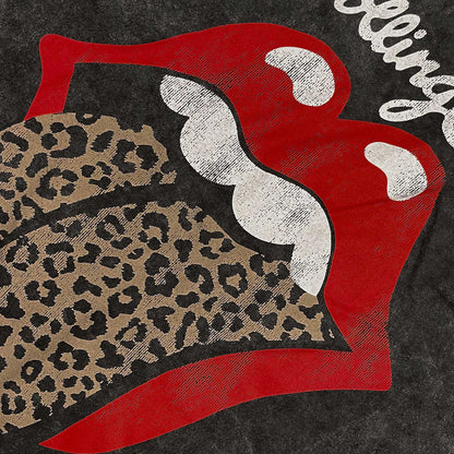 THE ROLLING STONES Attractive T-Shirt, Leopard Tongue