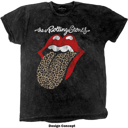 THE ROLLING STONES Attractive T-Shirt, Leopard Tongue