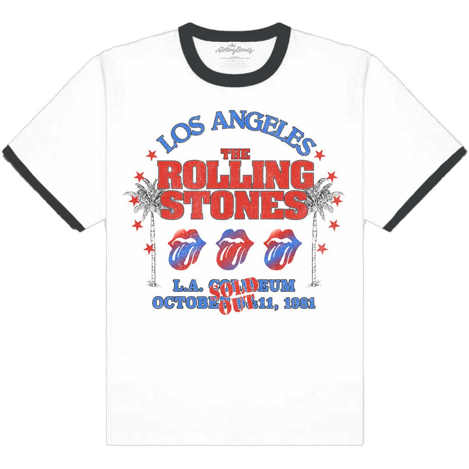 THE ROLLING STONES Attractive T-Shirt, American La Tour