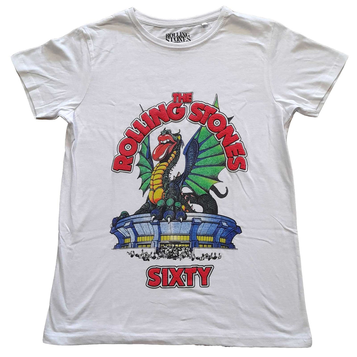 THE ROLLING STONES T-Shirt for Ladies, Sixty Stadium Dragon