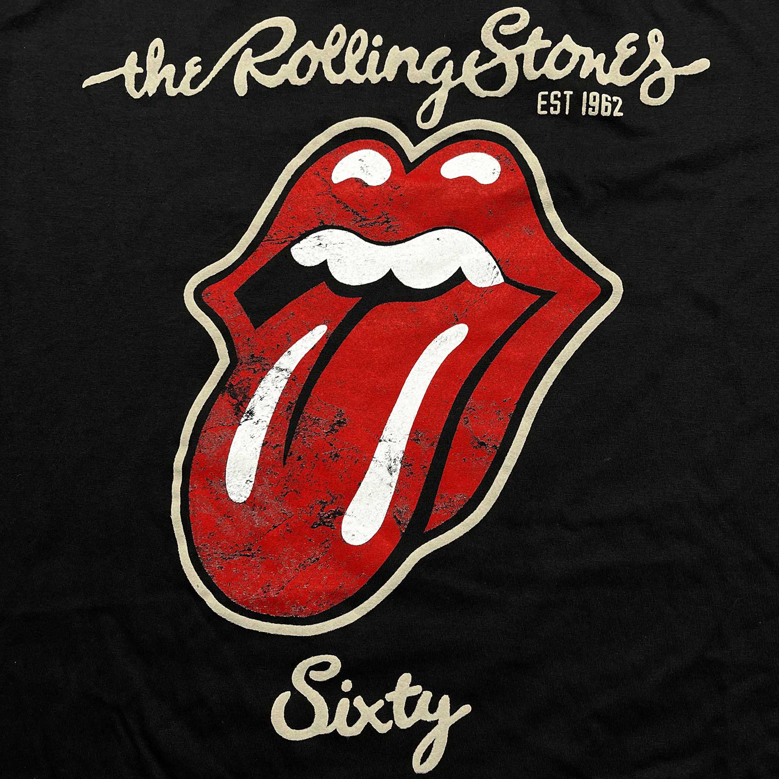 THE ROLLING STONES T-Shirt for Ladies, Sixty Plastered Tongue