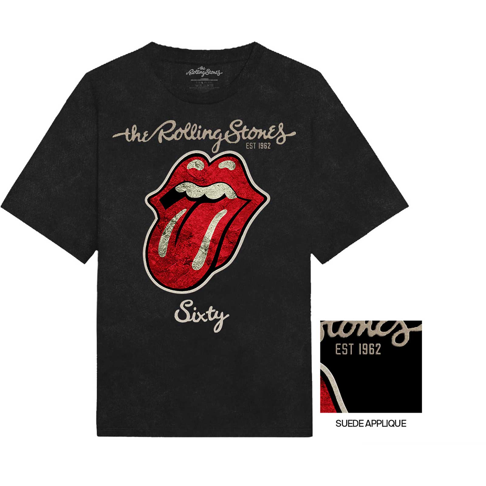 THE ROLLING STONES T-Shirt for Ladies, Sixty Plastered Tongue