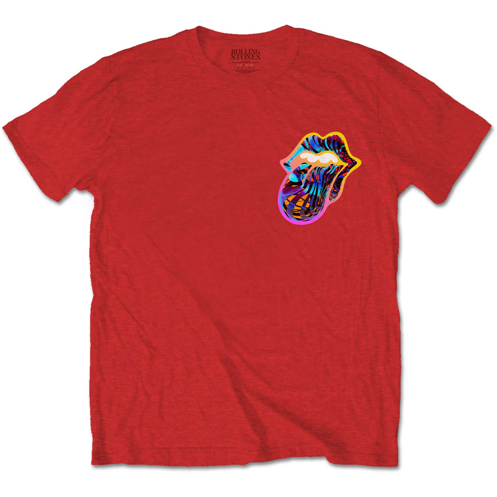 THE ROLLING STONES Attractive T-Shirt, Sixty Gradient Text