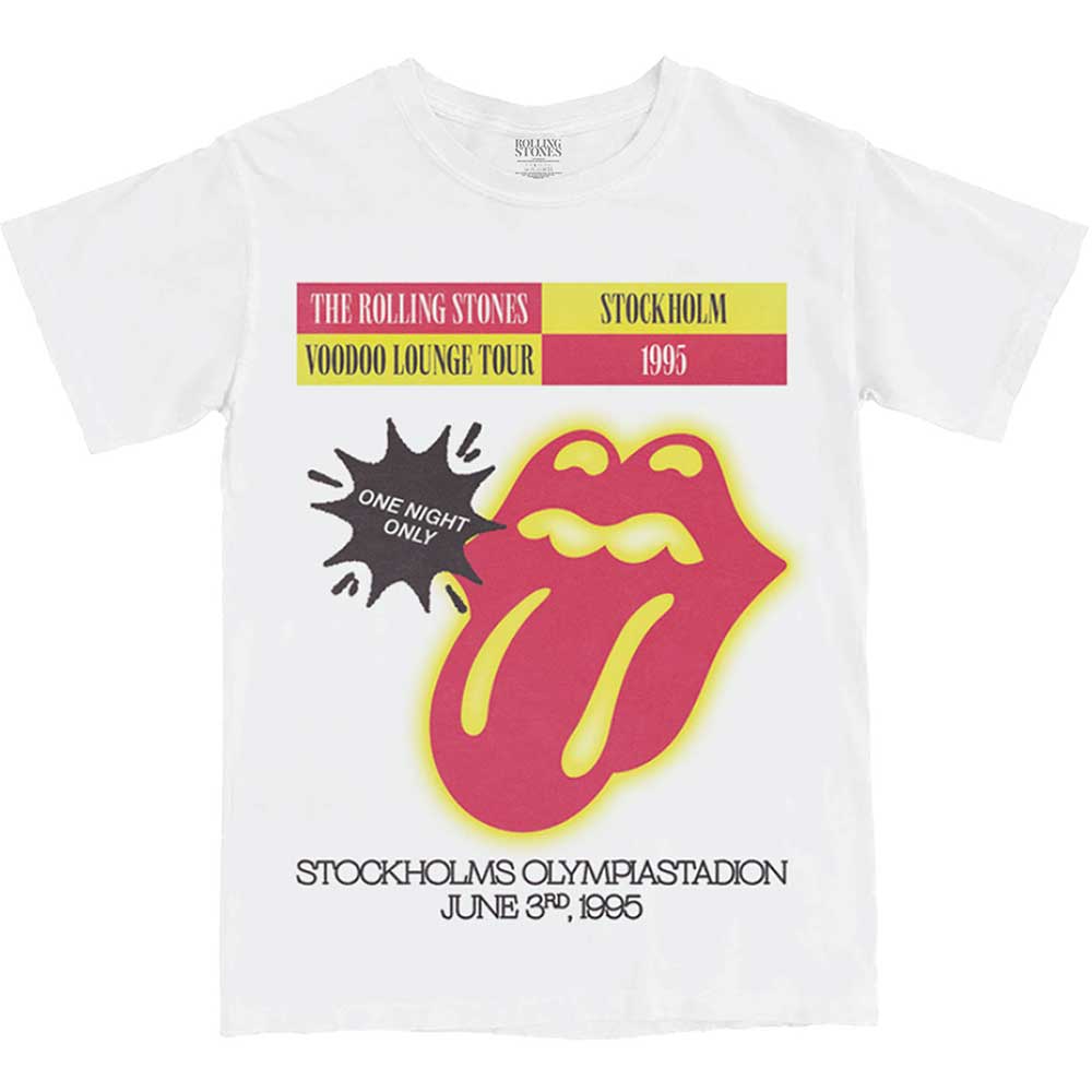 ROLLING STONES Attractive T-Shirt, Stockholm 95