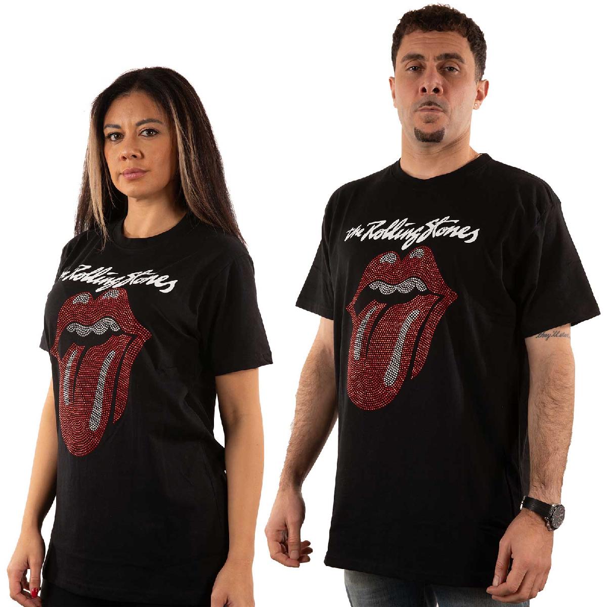 THE ROLLING STONES Attractive T-Shirt, Logo &amp; Tongue