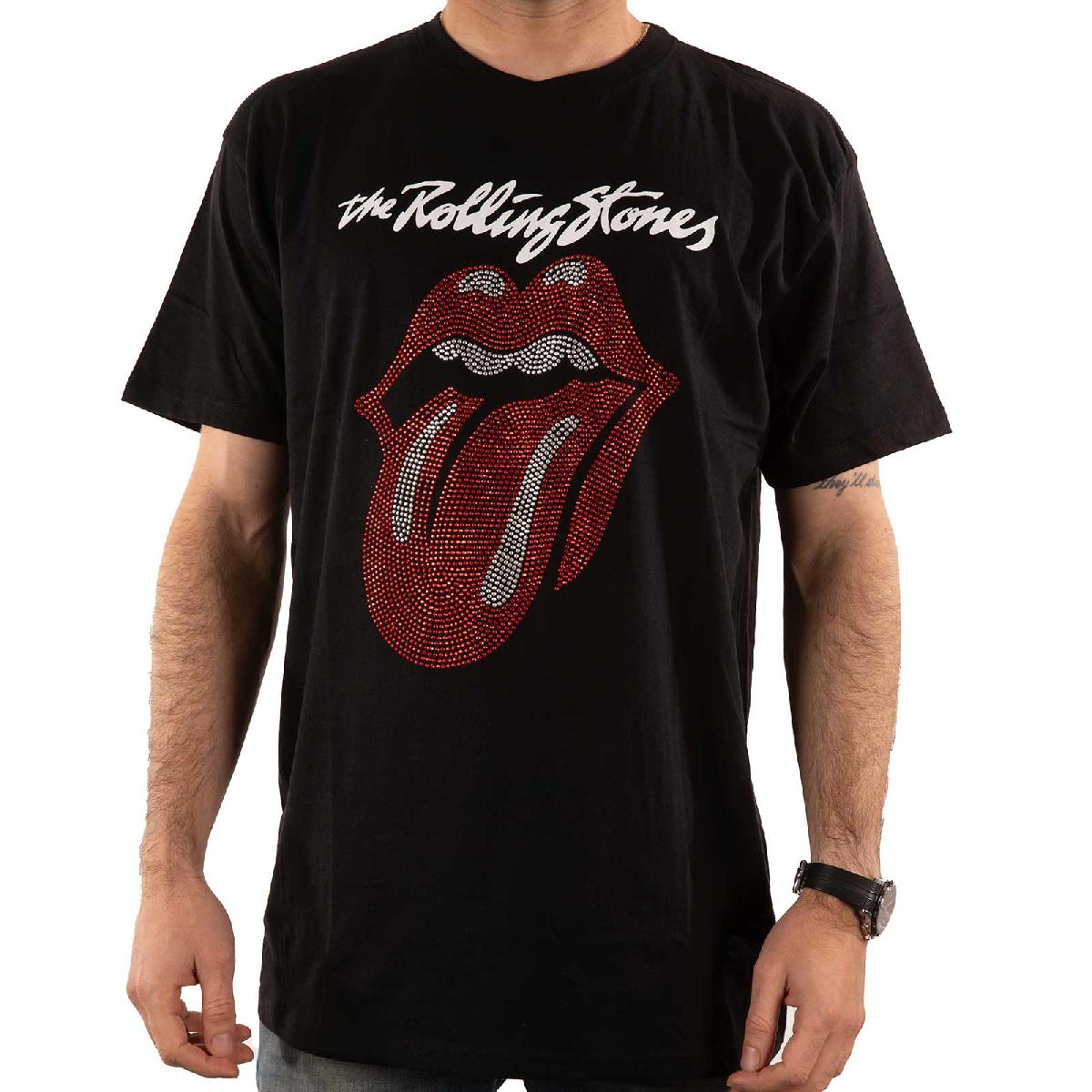 THE ROLLING STONES Attractive T-Shirt, Logo &amp; Tongue