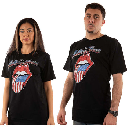 THE ROLLING STONES Attractive T-Shirt, Usa Tongue