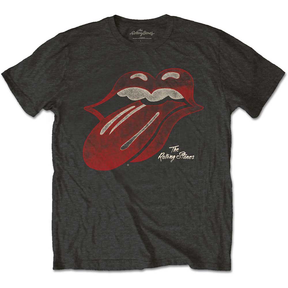 THE ROLLING STONES Attractive T-Shirt, Vintage Tongue Logo
