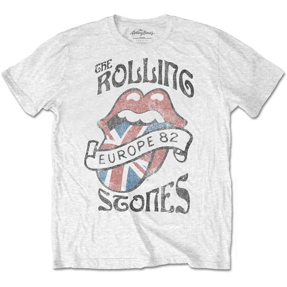 THE ROLLING STONES Attractive T-Shirt, Europe 82