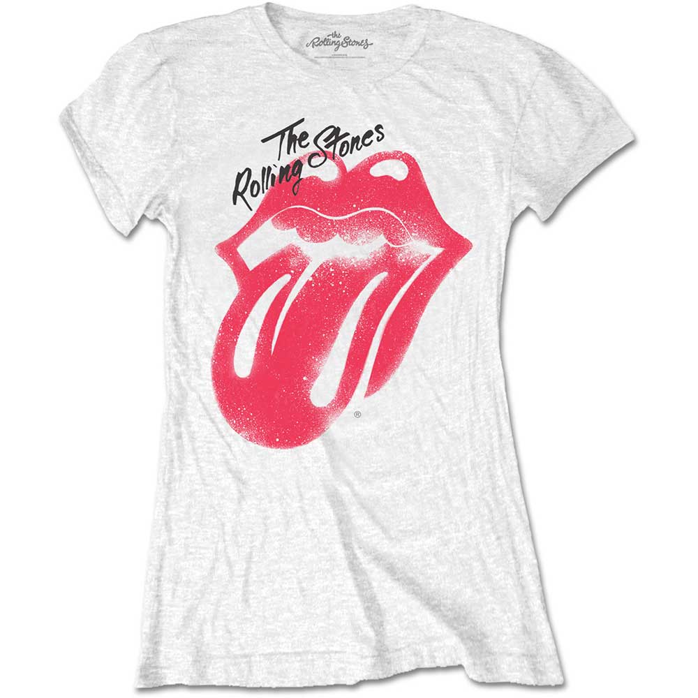 THE ROLLING STONES T-Shirt for Ladies, Spray Tongue